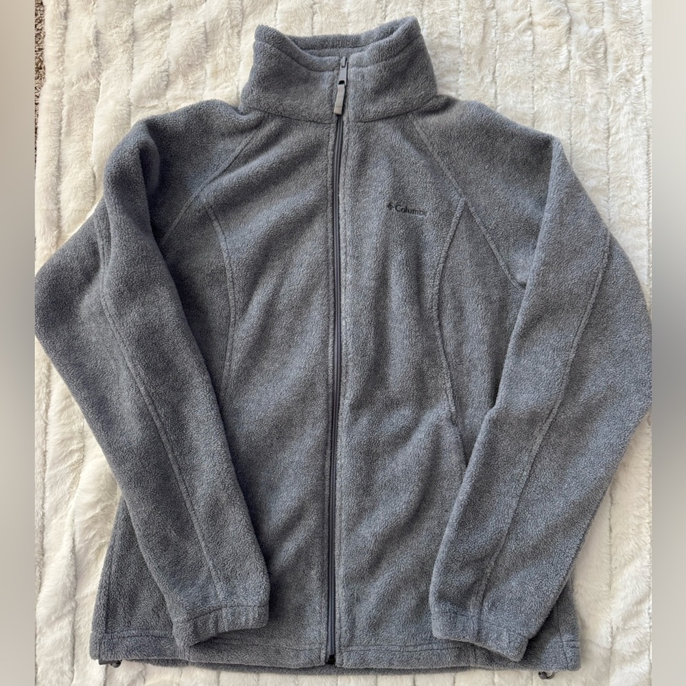 Columbia Gray Fleece Jacket